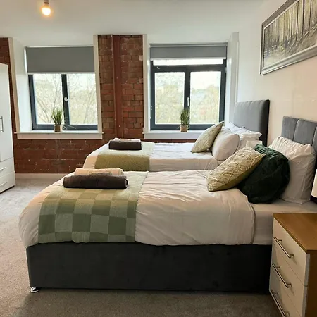 Apartmán Stunning 2 Bed In Centre With Free Parking - Sleeps 7