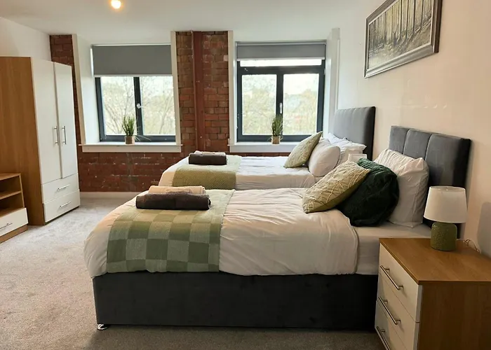 公寓 Stunning 2 Bed In Centre With Free Parking - Sleeps 7